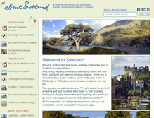 Tablet Screenshot of aboutscotland.com