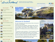 Tablet Screenshot of aboutscotland.co.uk
